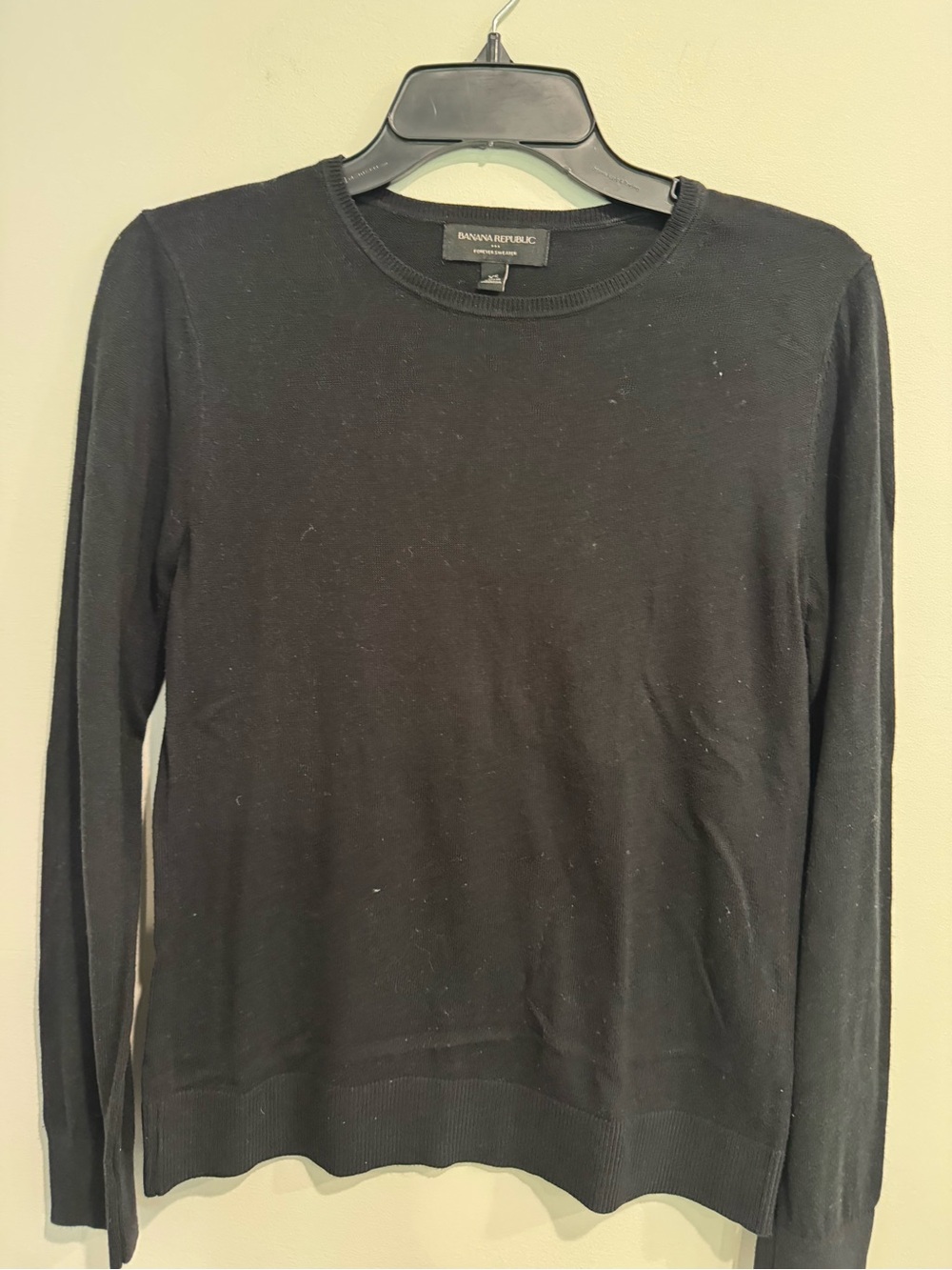 Banana Republic Black Crewneck Sweater